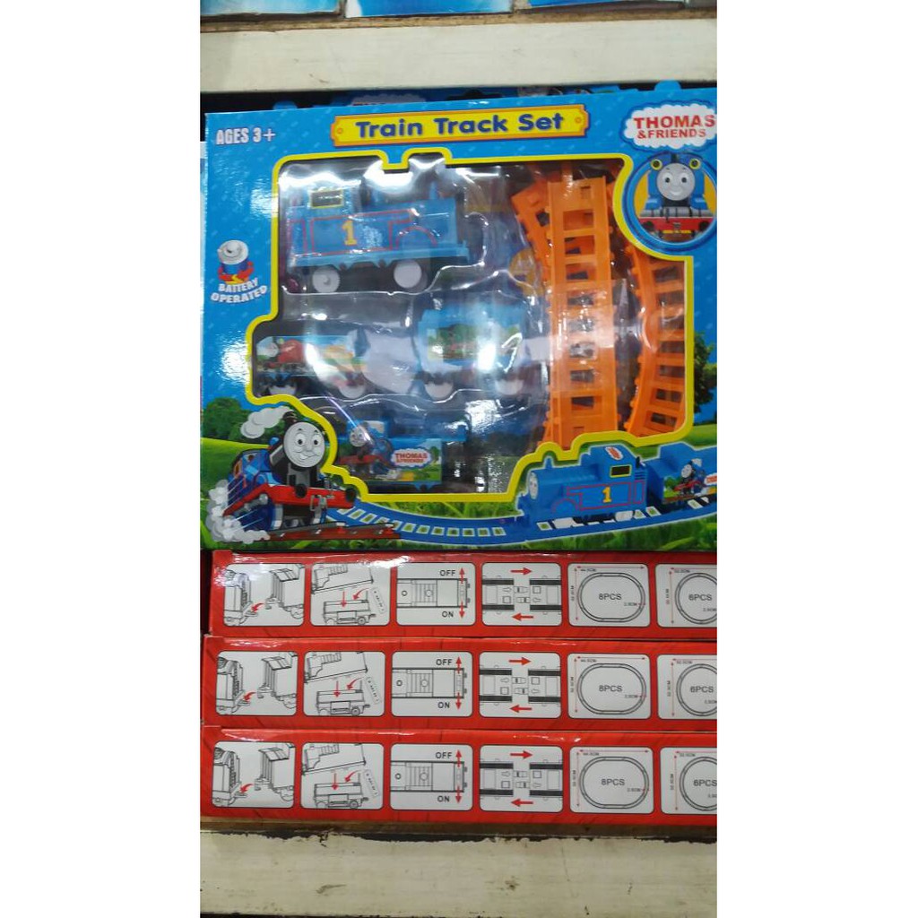 Jual kereta api 4 gerbong thomas/ spiderman/ frozen Shopee Indonesia