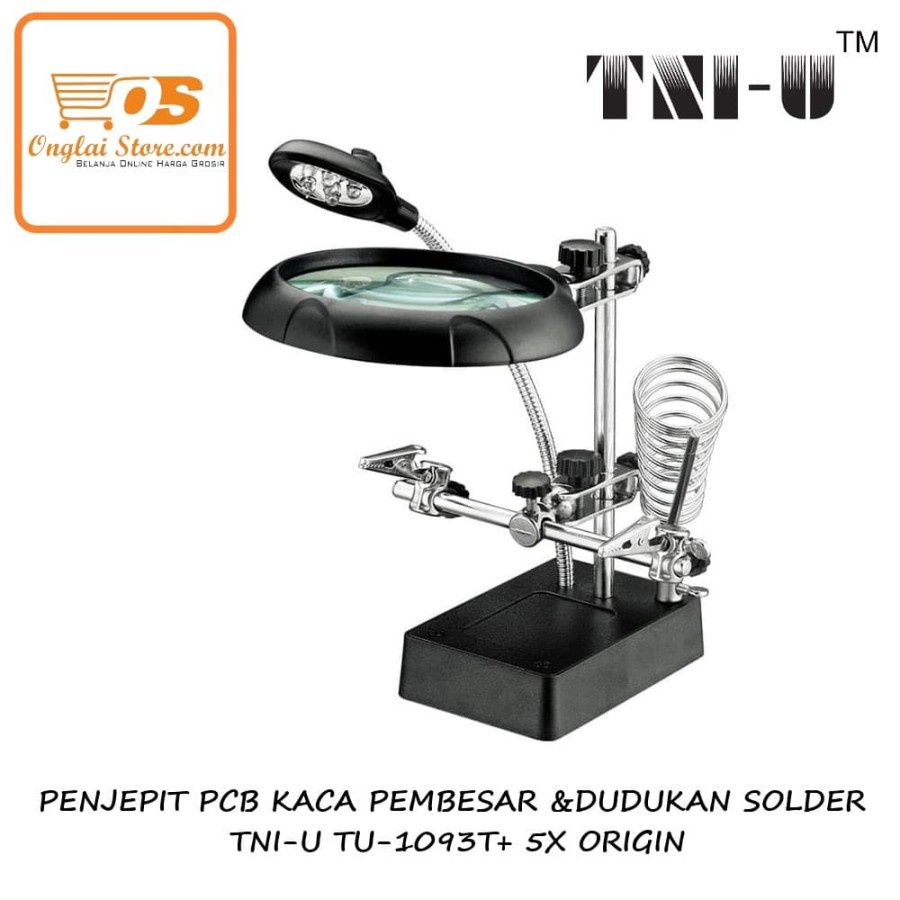 Jual Penjepit Pcb Kaca Pembesar Dudukan Solder Tni U Tu T X Ori Shopee Indonesia