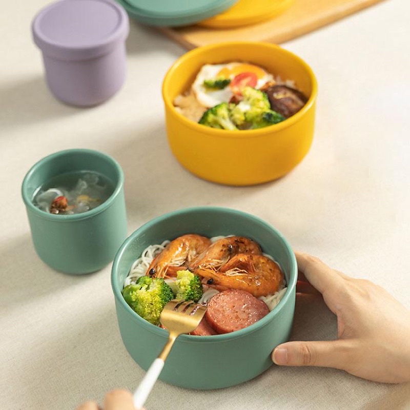 Jual Tupperware Tempat Makan Aesthetic Food Container Sillicone Estetik