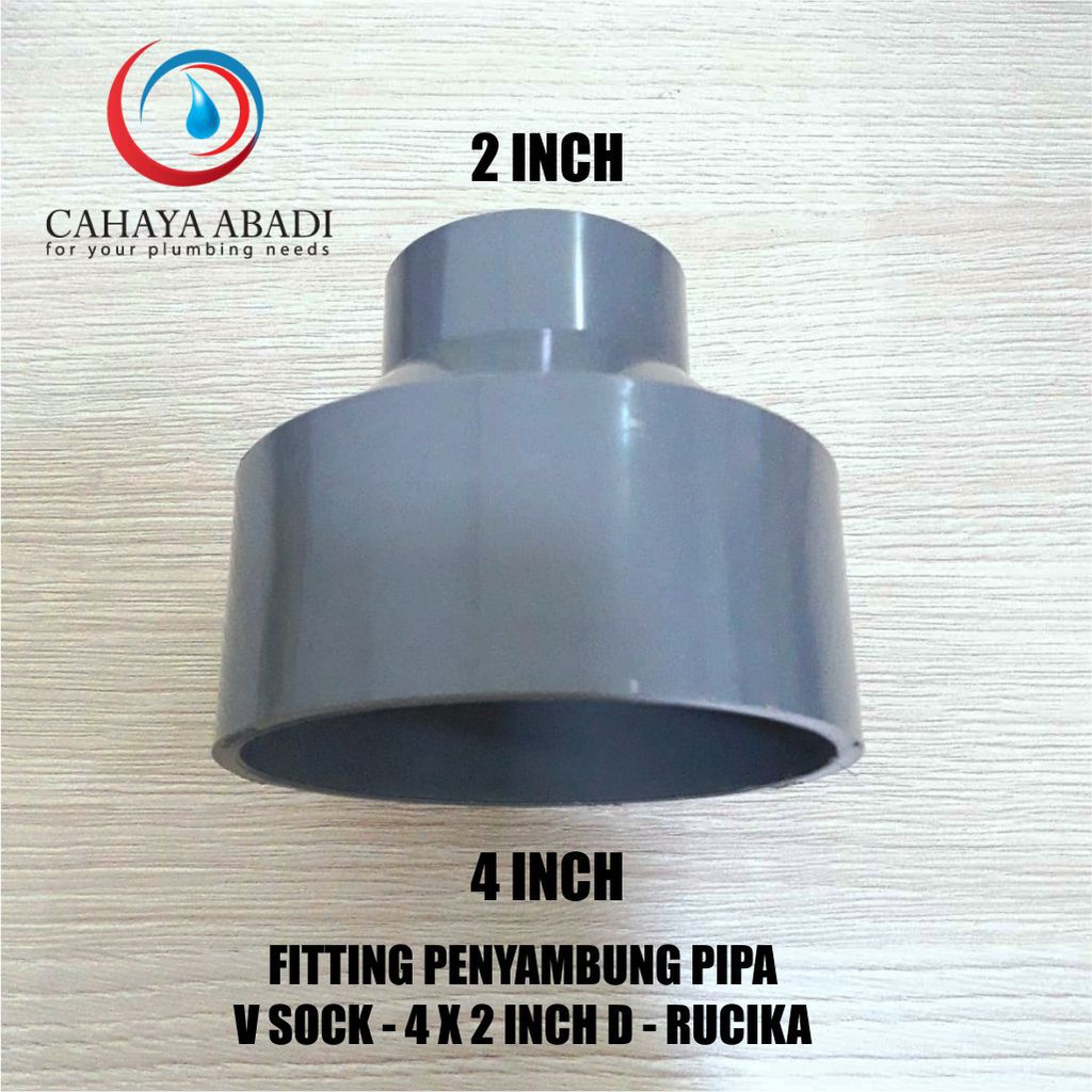 Jual Grosir Fitting Pipa Pvc Increaser Vsock X Inch D