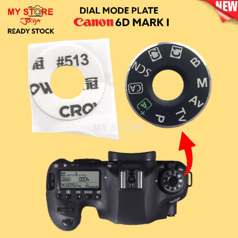 canon 6d dial mode plate