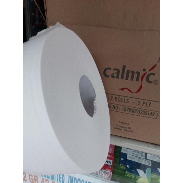 Jual Tissue Gulung Jumbo/Tissue Roll Jumbo Pulpies/Calmic | Shopee ...