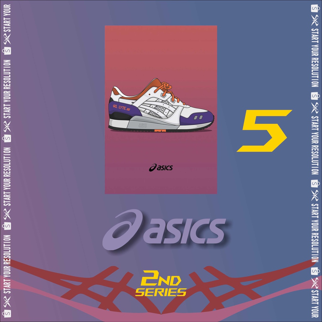 Jual Poster Dinding Asics 2nd Series | Hypebeast | Poster Brand Sport ...