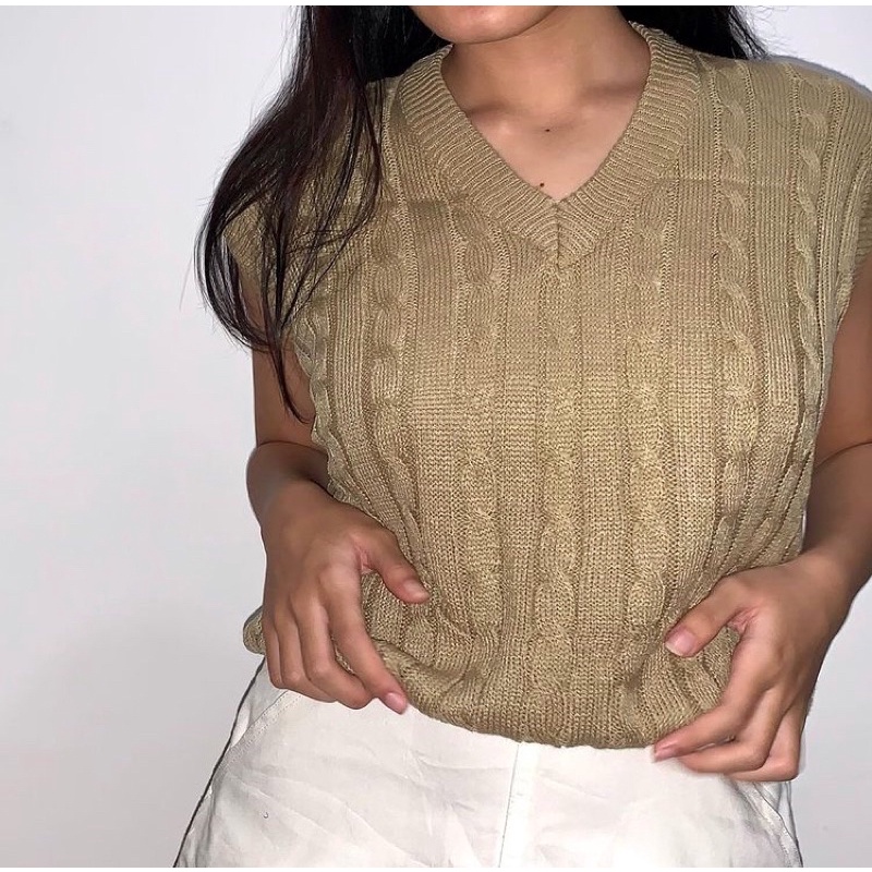 Jual Vest Rajut | Shopee Indonesia