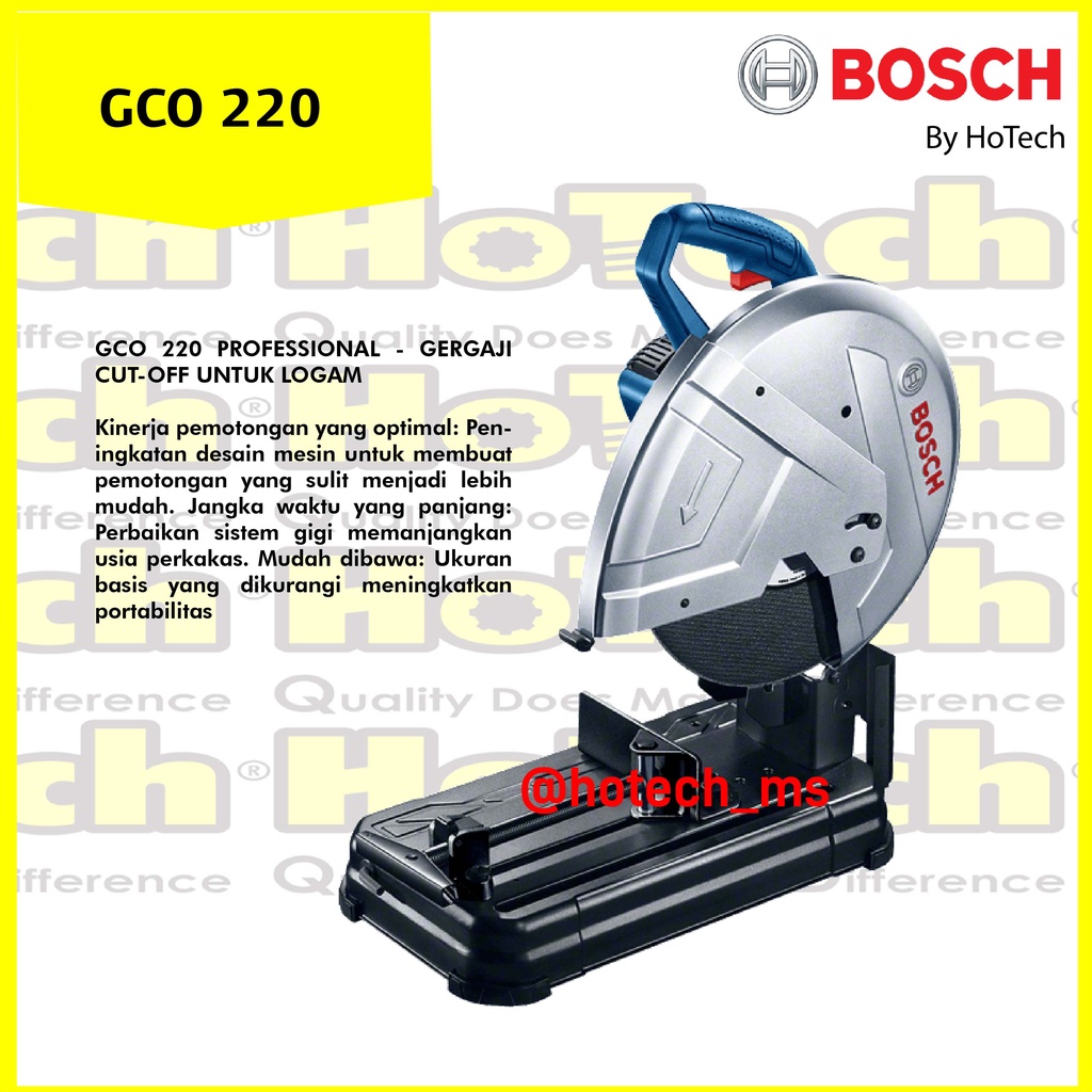 Jual BOSCH Cut Off Saw GCO 200 | GCO 220 | Gergaji Cut-off 14