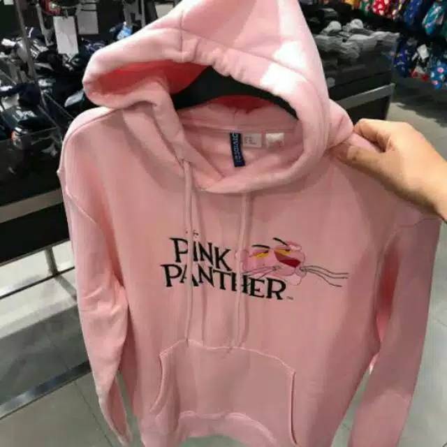 H&m pink panther hoodie sale