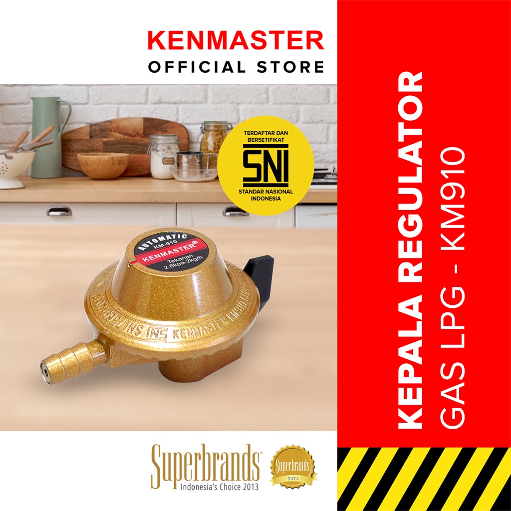 Jual Kenmaster Kepala Regulator Gas Otomatis KM-910 - KSG-012 | Shopee ...
