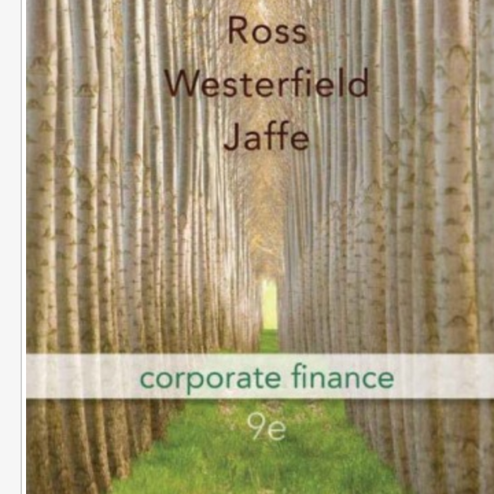 Jual Buku - Corporate Finance 9th Edition Stephen Ross, Randoloph W ...