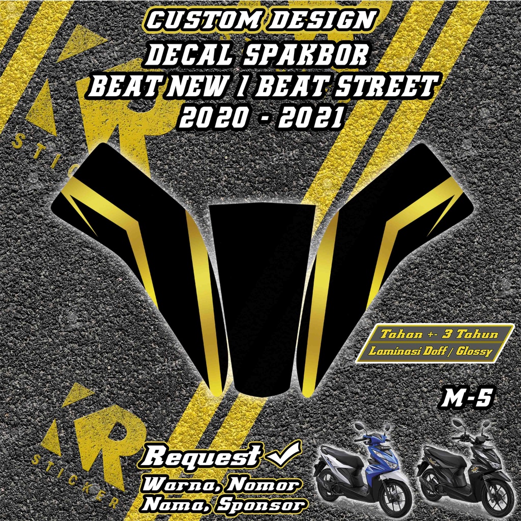 Jual Stiker Decal Spakbor Beat New / Beat Street New custom desain ...