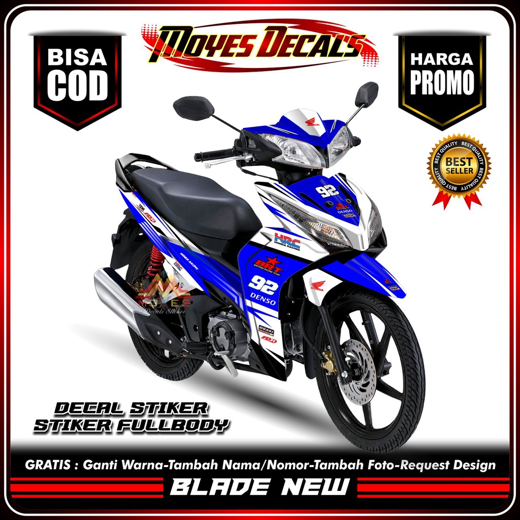 Jual decal blade 110 decal blade new 125 custom Shopee Indonesia