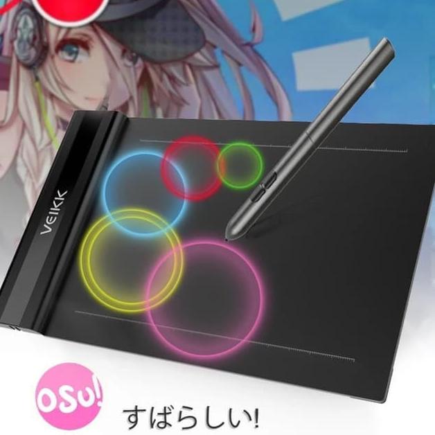 Jual VEIKK S640 DIGITAL GRAPHIC DRAWING PEN TABLET GAMBAR DAN OSU 8192 PRESSURE 6X4 INCH