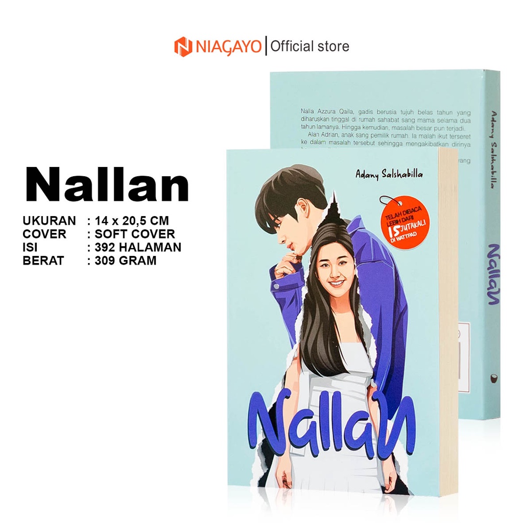 Jual Buku Novel Wattpad Romance Remaja Nallan National Best Seller ...