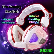 Headset Gaming Kotion Each G5200 Led With Usb 7.1 Surround Vibrate