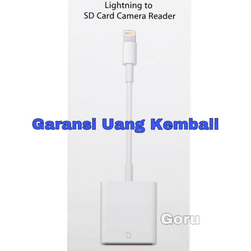 Jual Apple Lightning to SD Card Camera Reader iphone ipad Original