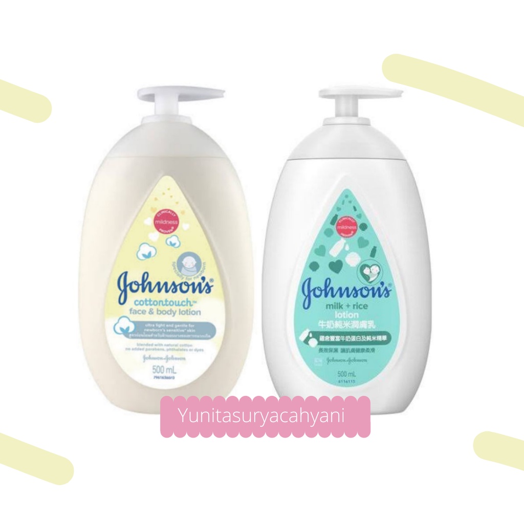 Jual JOHNSON'S JOHNSONS BABY COTTONTOUCH Milk&rice FACE & BODY