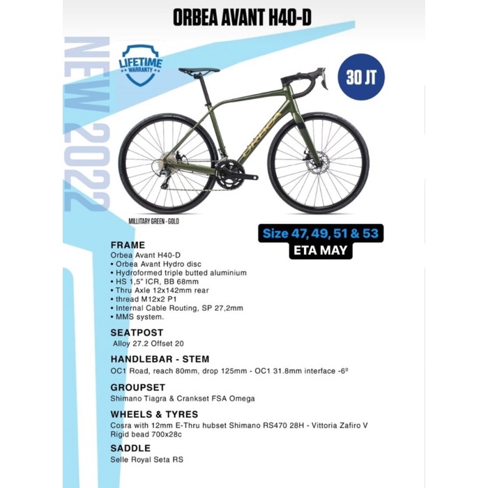 Harga store roadbike orbea