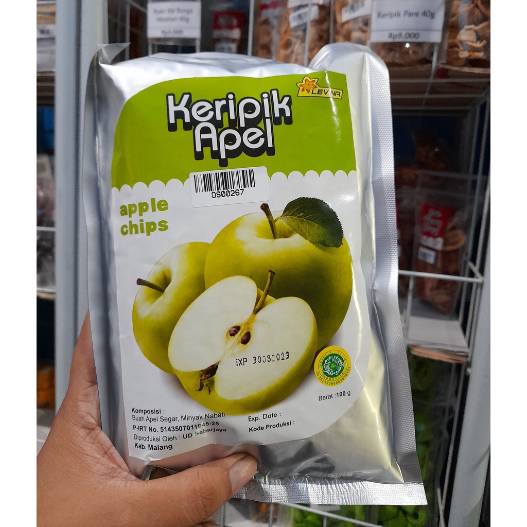 Jual Aneka Keripik Buah Khas Malang 100g Keripik Buah Malang Cemilan Buah Kering Snack 