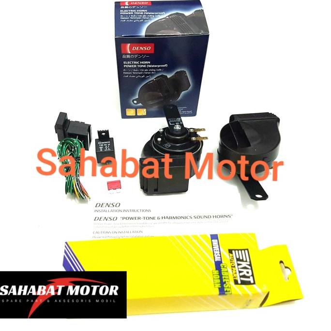 Jual KLAKSON KEONG WATERPROOF DENSO ORIGINAL DENGAN RELAY KLAKSON