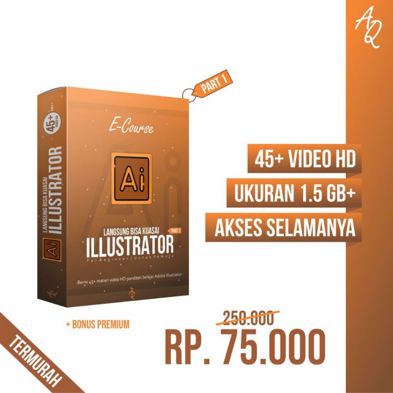 Jual ECOURSE ADOBE ILLUSTRATOR / KELAS ADOBE ILLUSTRATOR / KURSUS ...