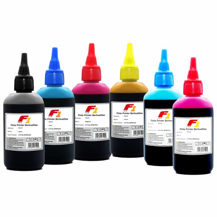 Jual Tinta Isi Ulang Printer Epson F1 100ml Refill Ink Tank Infus Dye ...