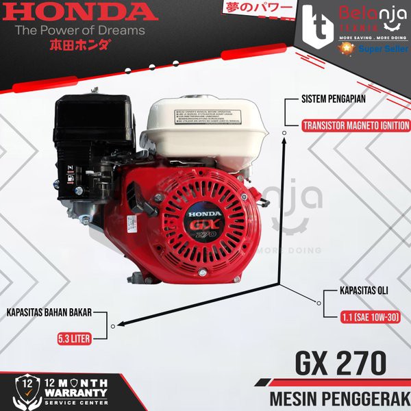 Jual Mesin Penggerak Honda Gx Thailand Engine I New Shopee Indonesia