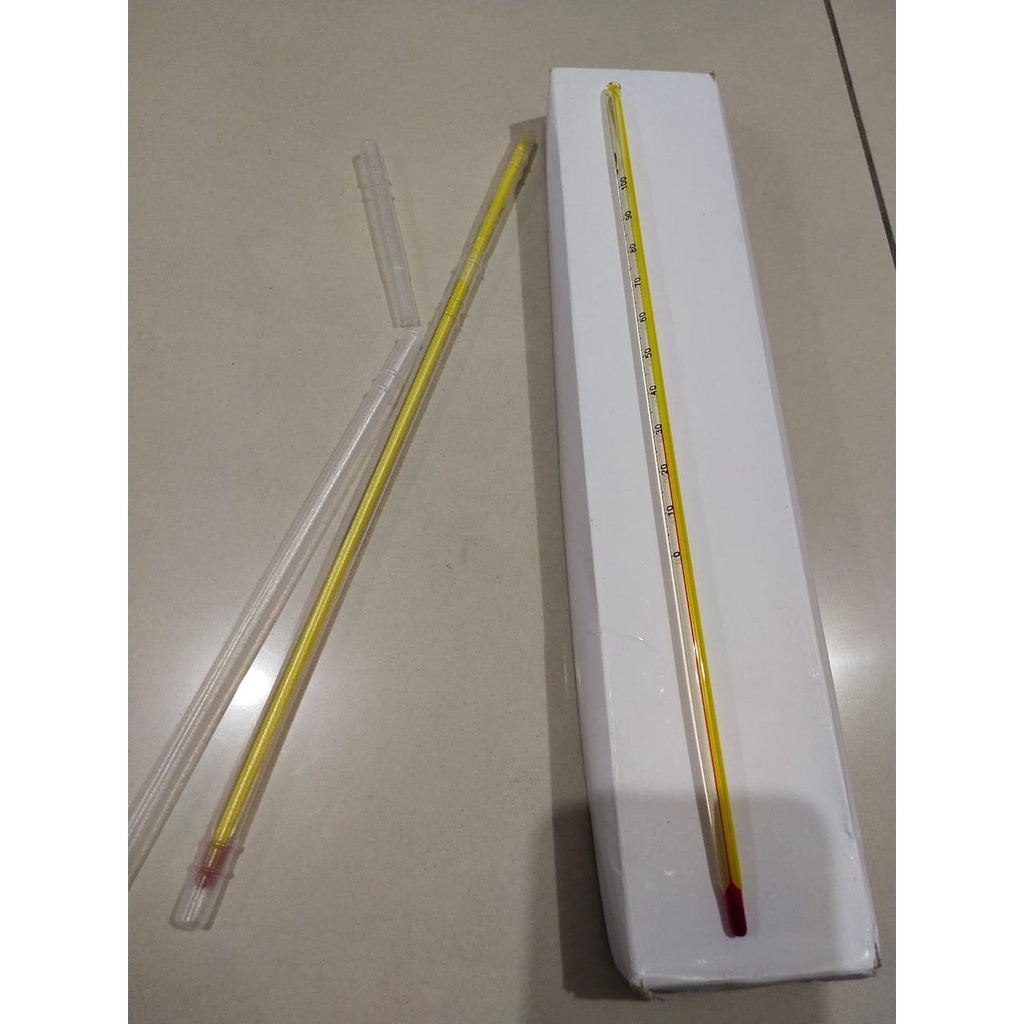 Jual Thermometer stik Lab Kimia alat praktikum pengukur suhu | Shopee ...