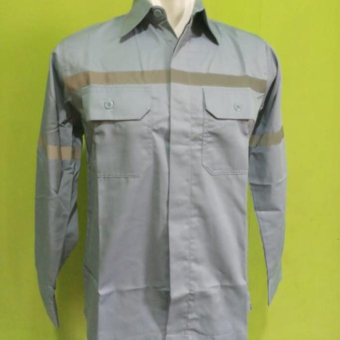 Jual Kemeja Safety Baju Wearpack Pakaian Lapangan Baju Karyawan