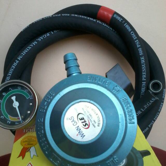 Jual Regulator Gas Pertamina Matic Biogaz SLE winn Sl888 M Selang