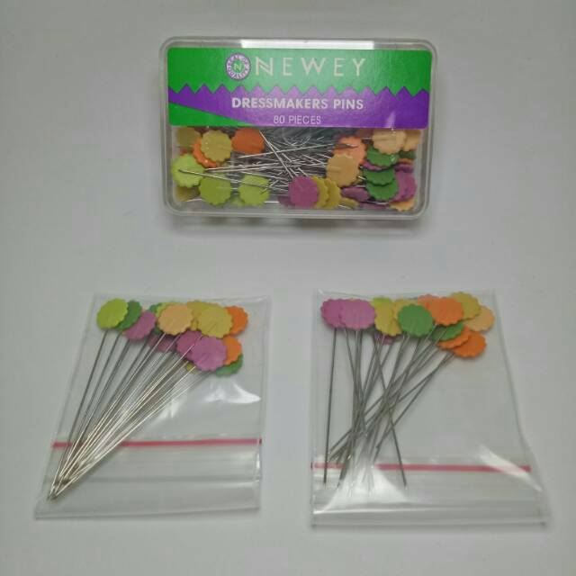 Jual Flower Jarum Pentul Premium Newey ( Flowery Pins Pin Tajam Bagus ...