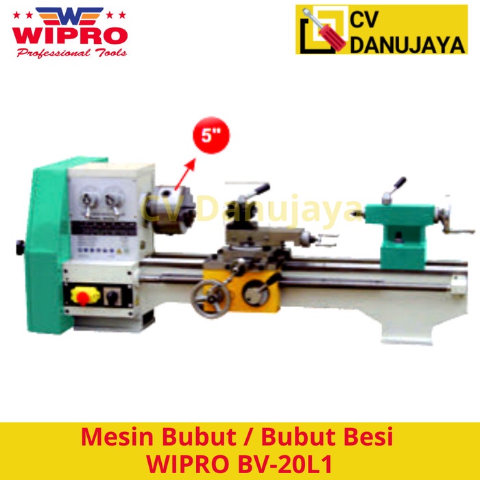 Jual Mesin Bubut Besi Variabel Speed Bench Lathe WIPRO BV20 L1 Shopee Indonesia