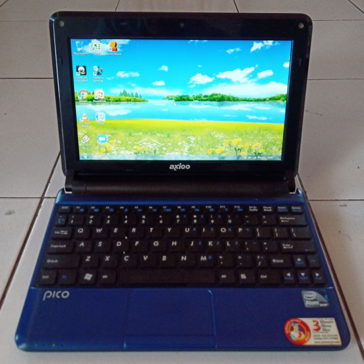 Jual Axioo Pico Cjm Biru Netbook Notebook Second Bekas Murah Intel Ram