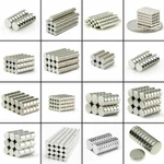 Magnet Neodymium N52 Strong Koin Bulat Silver Berbagai Ukuran (Part 1)