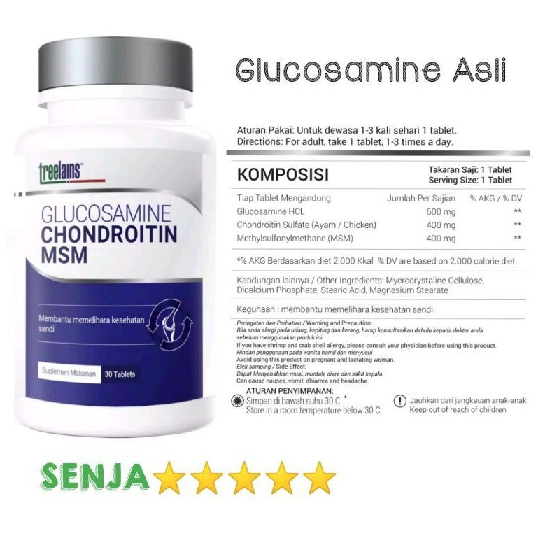 Jual GLUCOSAMINE CHONDROITIN MSM Obat Tulang Sendi Solusi Kesehatan