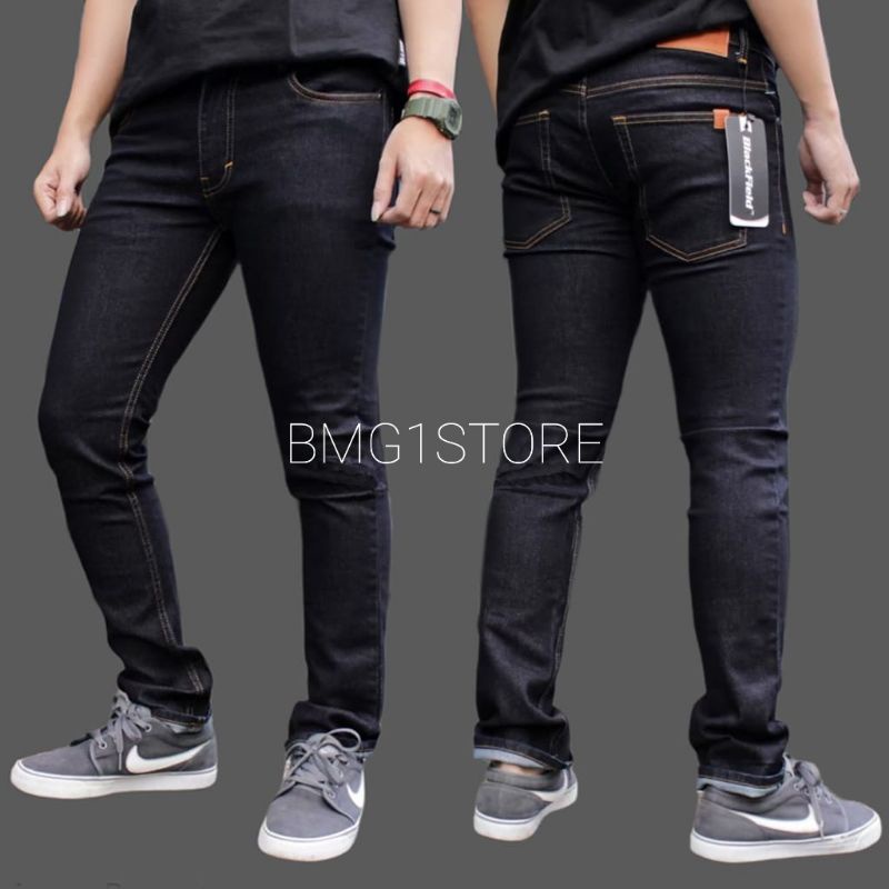 Jual CELANA JEANS JUMBO PRIA/JEANS SLIMFIT UKURAN BESAR ORIGINAL 27-42