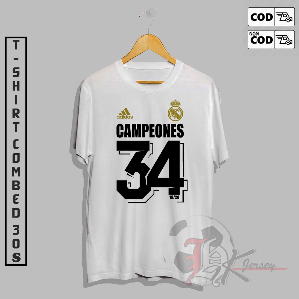 Real madrid best sale 34 campeones shirt