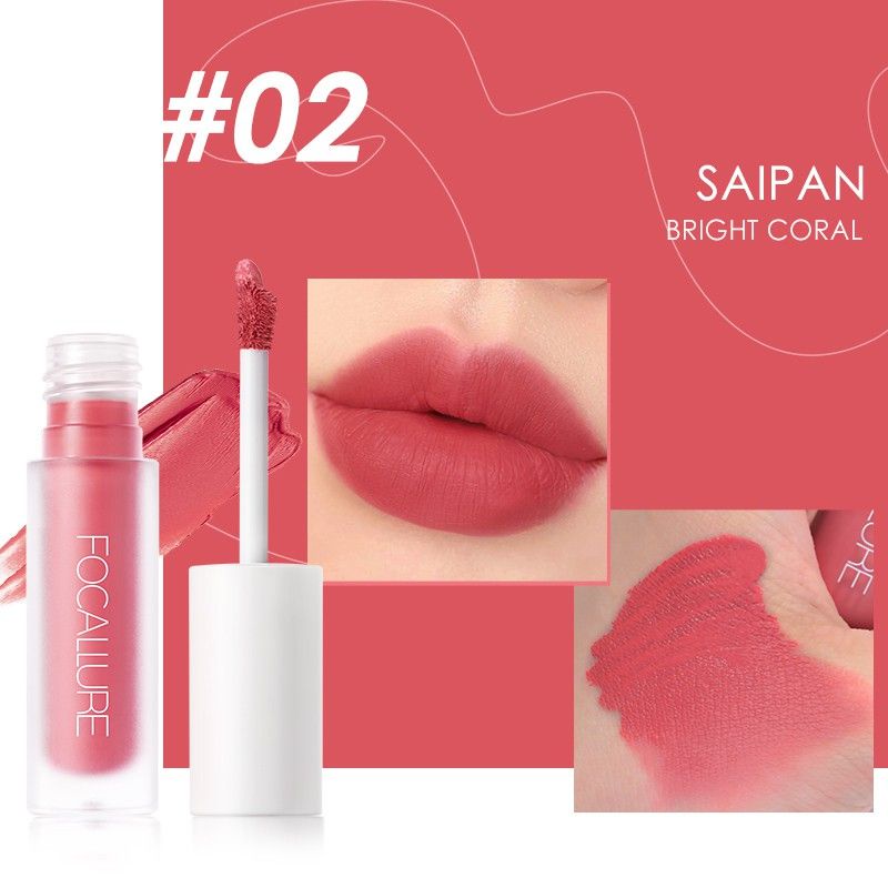 Jual FOCALLURE Stay Matte Lip Ink 02 Saipan | Shopee Indonesia