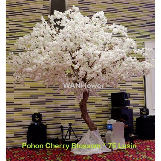 Jual Bunga Artificial Cherry Blossom Sakura 1 Meter Dekorasi Wedding ...