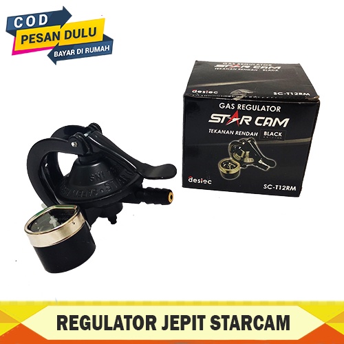Jual REGULATOR KOMPOR GAS JEPIT / KEPALA GAS LPG STARCAM SC 23 M