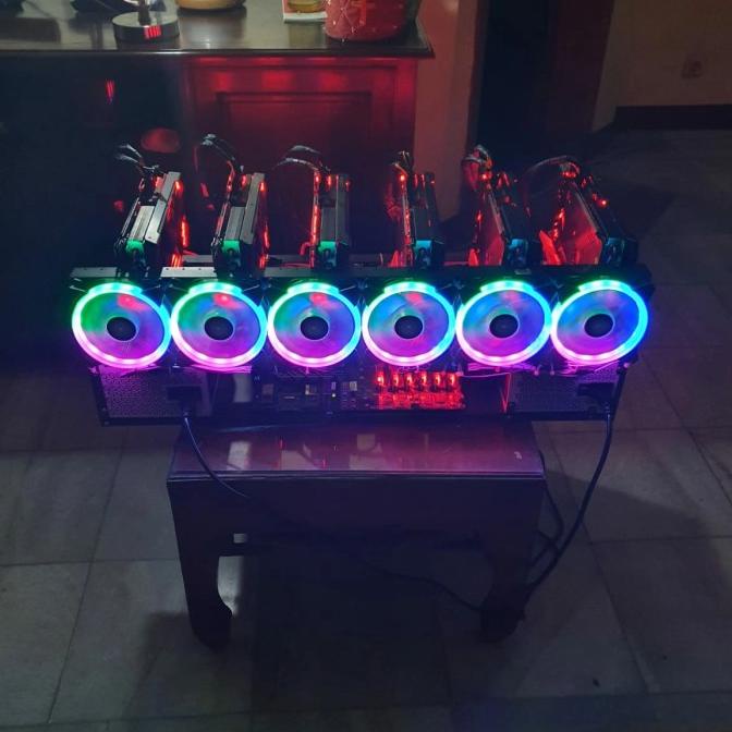 Jual Mining Rig Rx 6600 Xt Bukan Rx 6700Xt , Rx 6800Xt , 180-192 Mhs ...