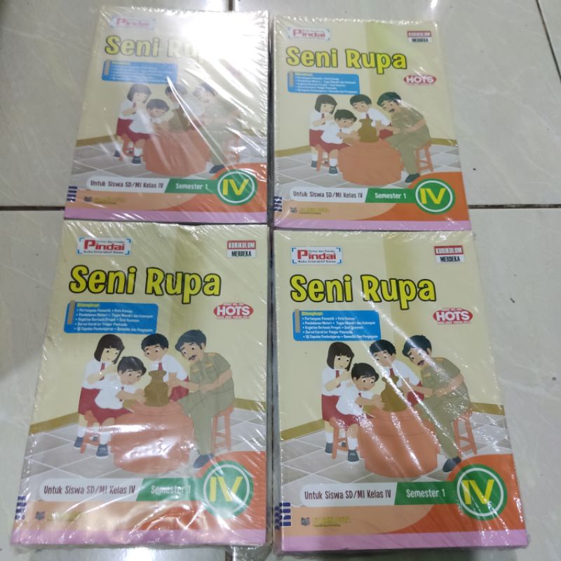 Jual LKS Pindai Seni Rupa Kurikulum Merdeka Kls 4SD Kertas HVS Smt 1 ...