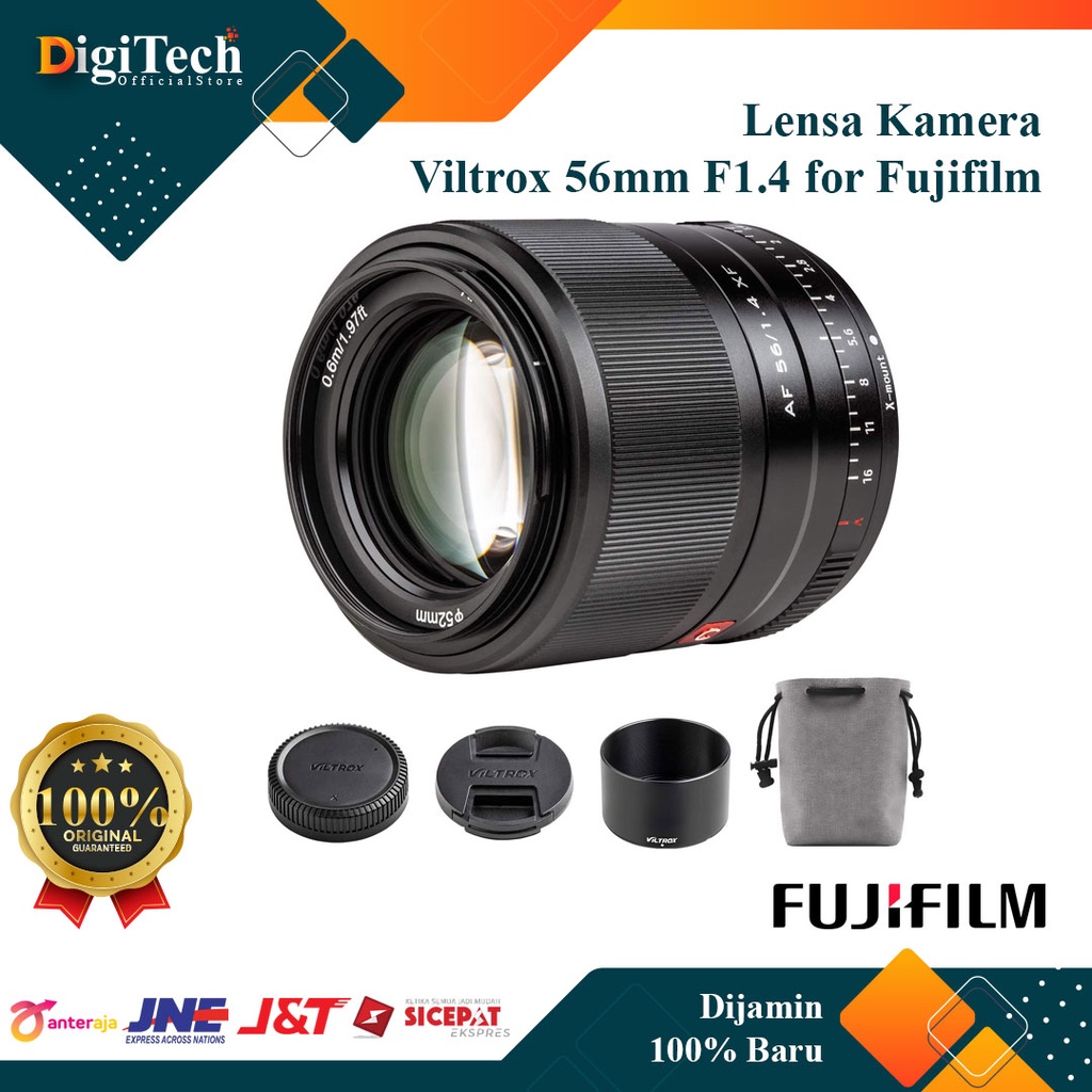 Jual Lensa Viltrox Af56mm Af 56mm F1 4 For Fuji X Mount Fx Black Mark