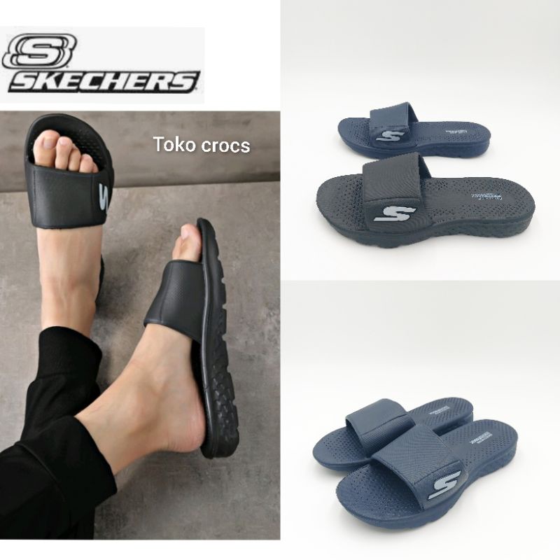 Sandal skechers store pria original