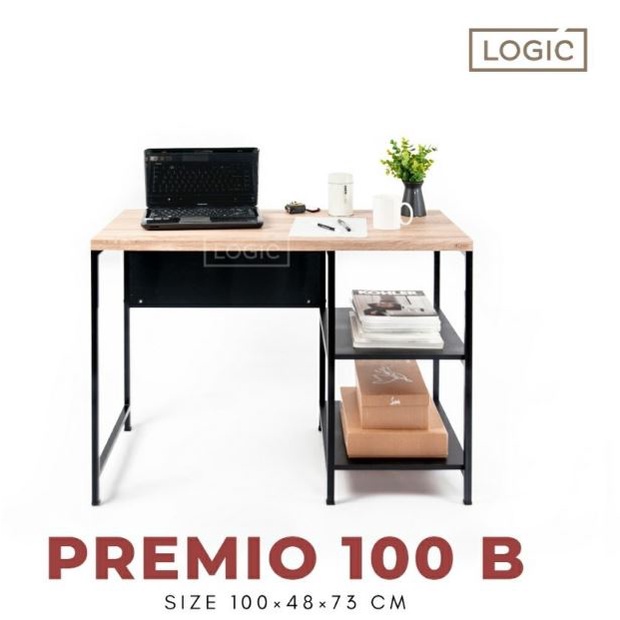 Jual Logic PREMIO 100 B / Meja Kantor / Meja Belajar / Meja Kerja ...