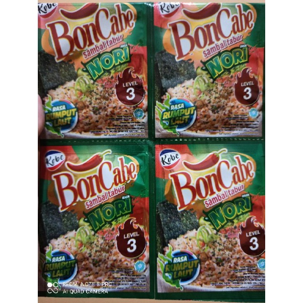 Jual Boncabe Bon cabe Nori Sachet | Shopee Indonesia