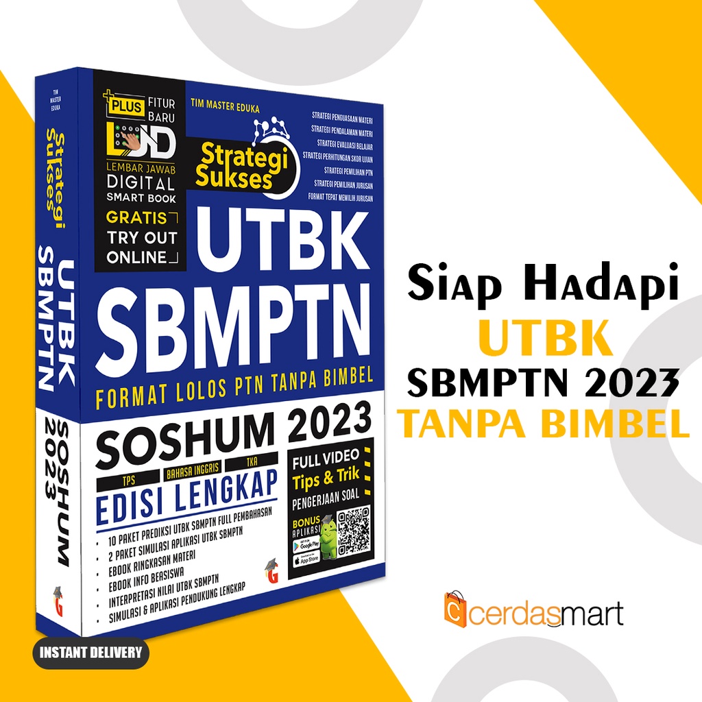 Jual BUKU UTBK SBMPTN - BUKU SBMPTN SOSHUM - STRATEGI SUKSES UTBK ...