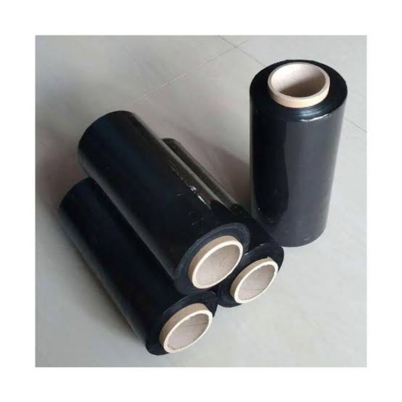 Jual Plastik wrapping hitam STRETCH FILM BLACK 20CM X 200M PLASTIK ...
