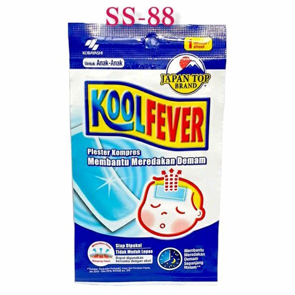 Jual KOOL FEVER ~ UNTUK ANAK-ANAK (ISI 1 LEMBAR) | Shopee Indonesia