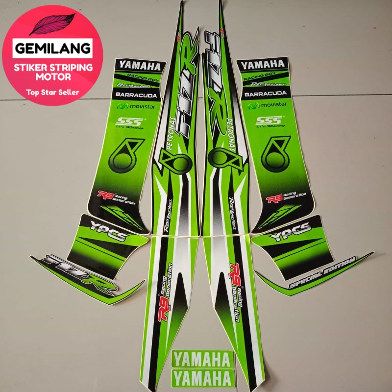 Jual Striping Decal Polet Sticker Yamaha fizr fiz r f1 zr spesial ...