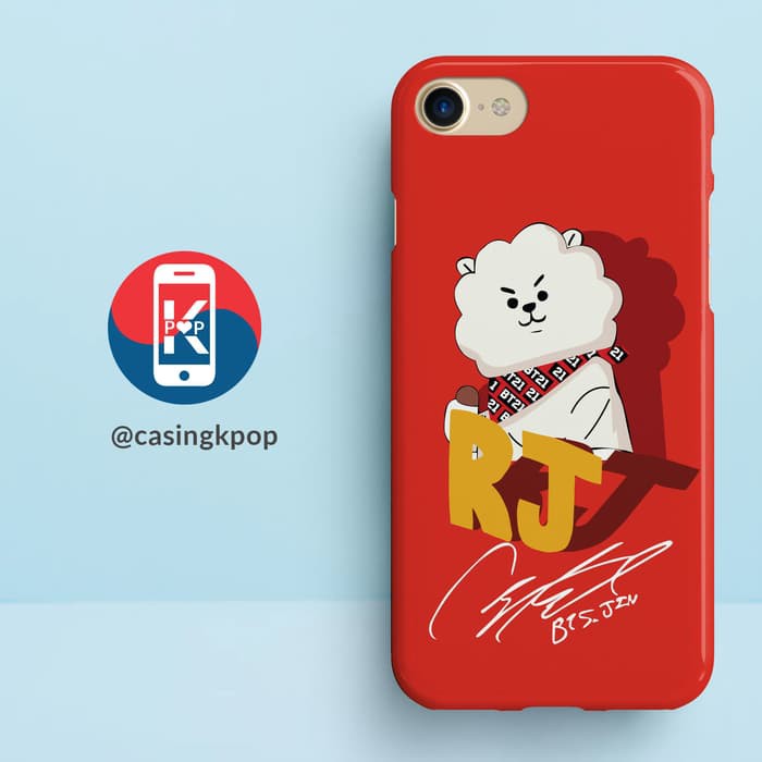 Jual Caseme casing Handphone KPOP BTS BT21 RJ JIN SIGN | Shopee Indonesia