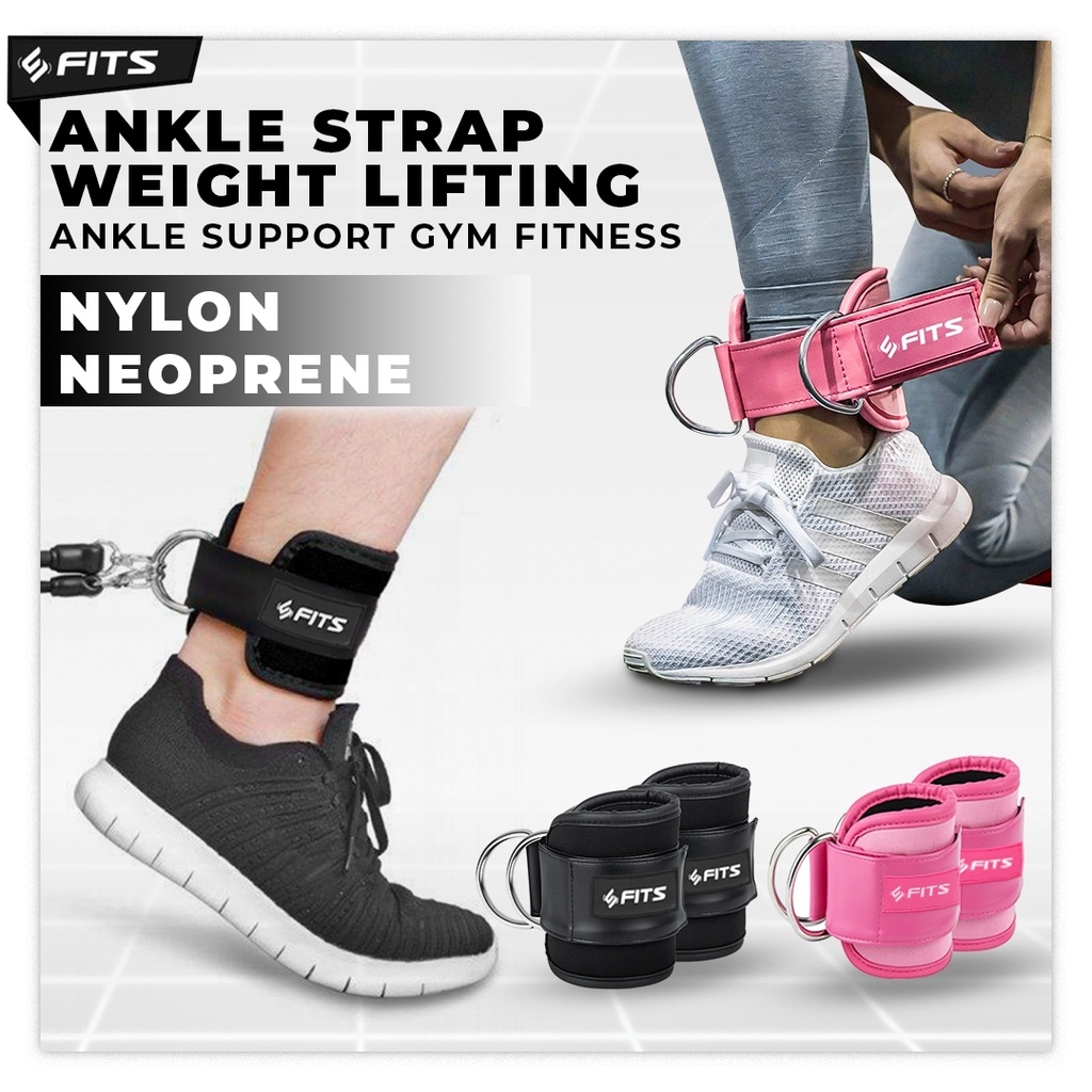 Jual SFIDN FITS Premium Ankle Strap For Weight Lifting Exercise | Ankle ...